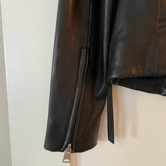 AllSaints Dalby Leather Jacket - Picture 7 of 8